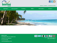 Tablet Screenshot of beeline.com.br